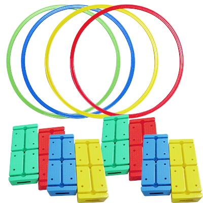 12 Pcs Crawl & High Jump Ring Set