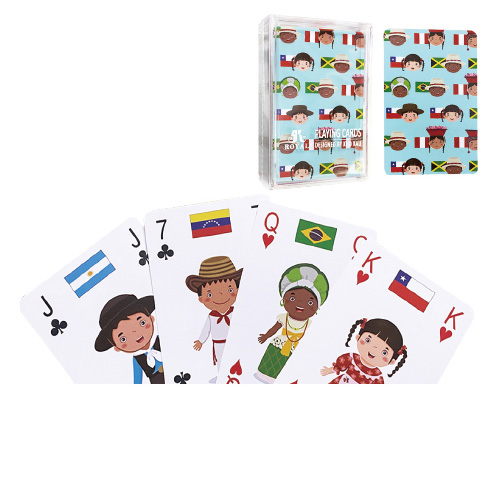 54PCS America Culture Education Cards - South America & Caribbean Back