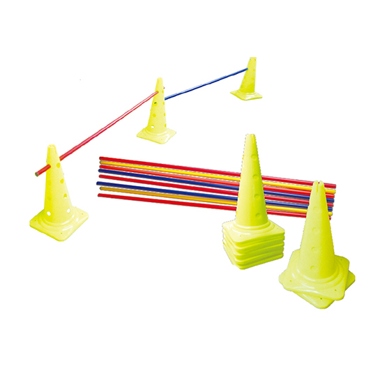 10 Cones & 9 Rods Agility Hurdle Set