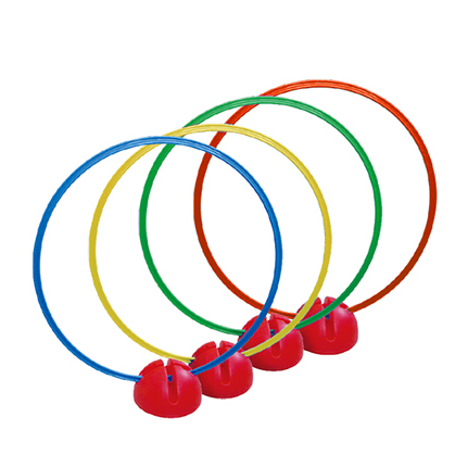 Standing Agility Rings with Dome Bases