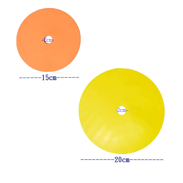 24Pcs 15cm Flat Cones with Holder Set