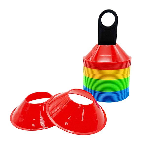 40Pcs 12cm Mini Disc Cones with A Holder Set