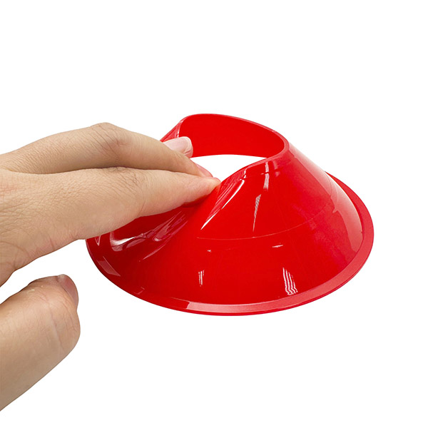 40Pcs 12cm Mini Disc Cones with A Holder Set