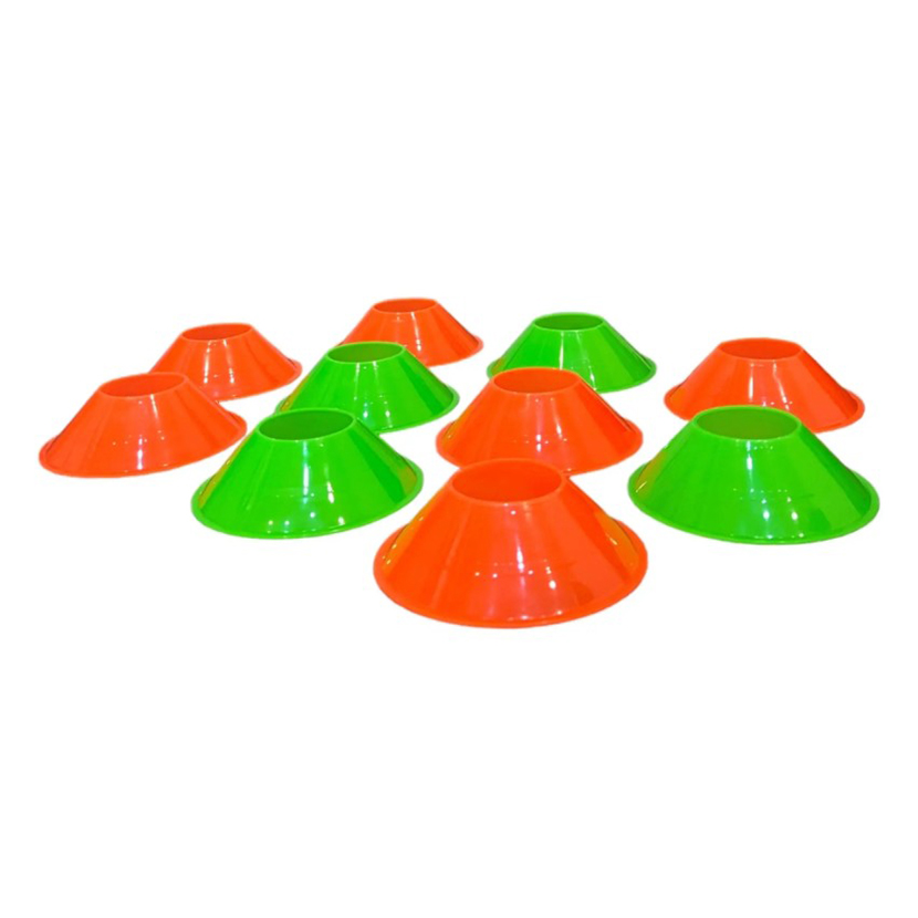 50Pcs 12cm Mini Disc Cones with A Strap Set