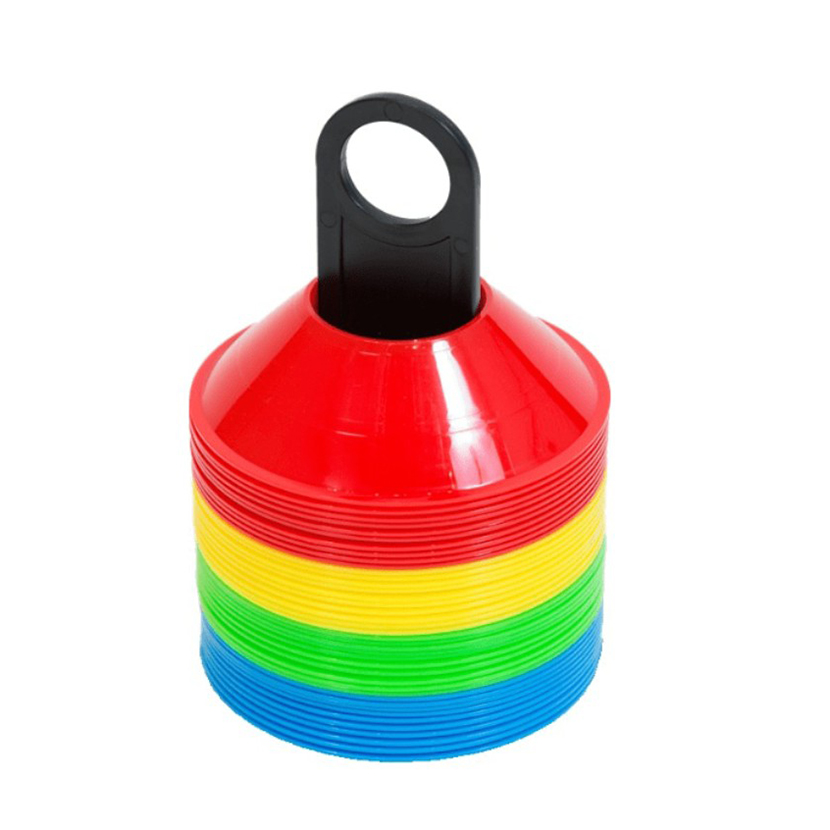 50Pcs 12cm Mini Disc Cones with A Strap Set