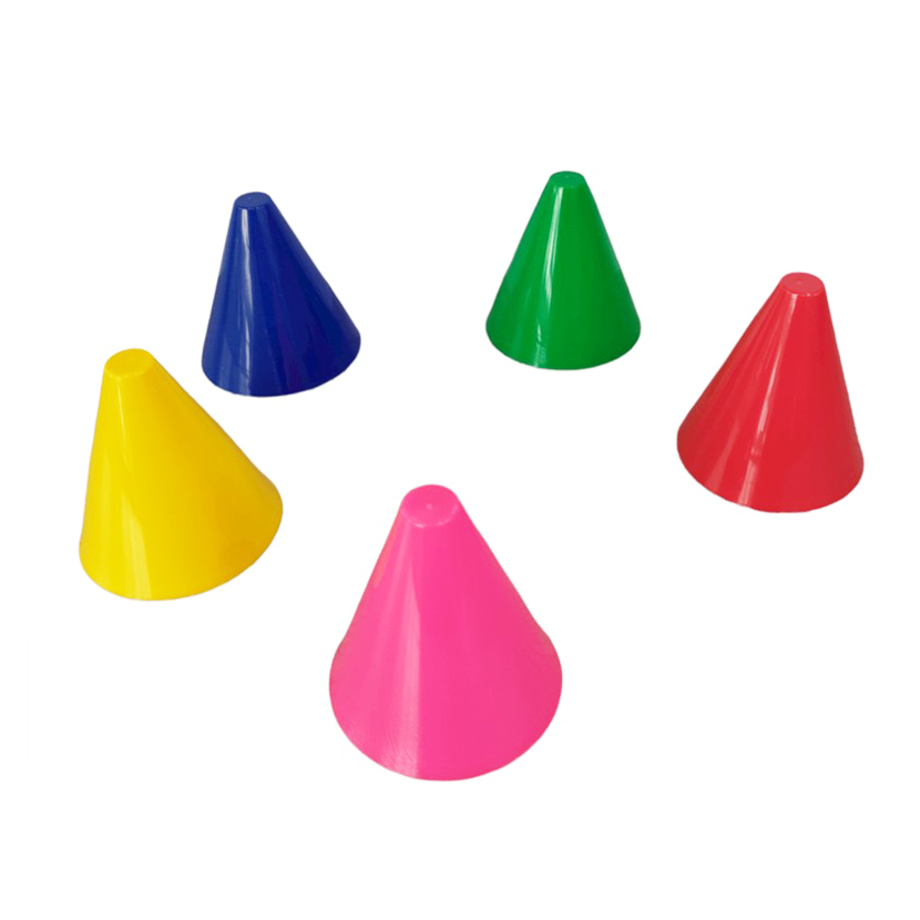 50Pcs 8.5Hcm Mini PVC Cones Set