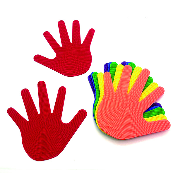 6 Pairs 19 x 19 cmHand Floor Markers Set