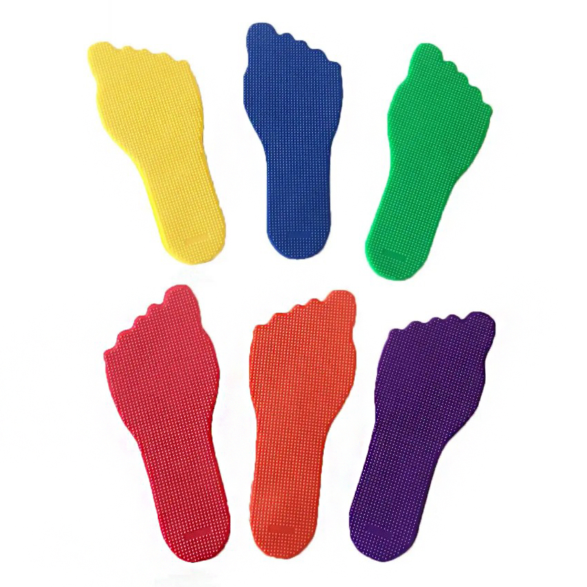 6 Pairs 22 x 9 cm Foot Floor Markers Set