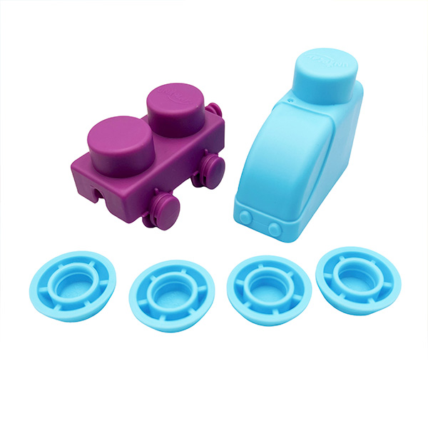 4Pcs Large Soft Cars Building Blocks Kid Toy Kit