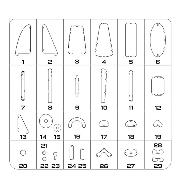 74 Pcs STEAM Creative Foam Building Blocks Set