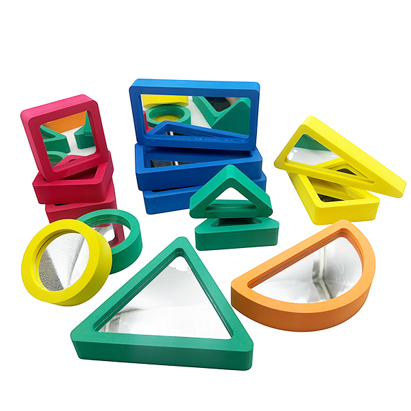 14 Pcs 4cmT Mirror Childrens Foam Building Blocks