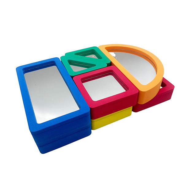 10 Pcs 4cmT Mirror Childrens Foam Building Blocks