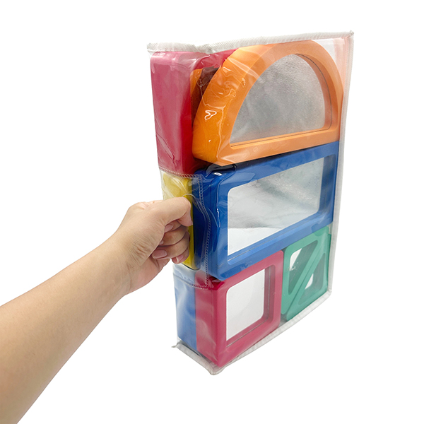 10 Pcs 4cmT Mirror Childrens Foam Building Blocks