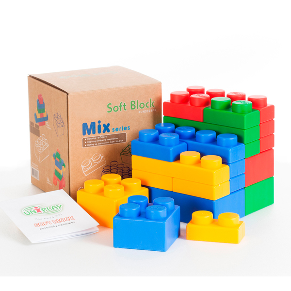 24pc Mix Pp Soft Block Set