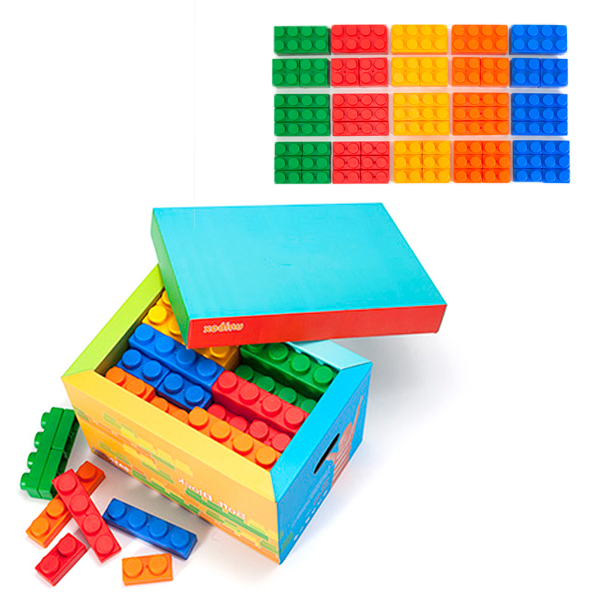 60 Pcs Mix Soft Block Set