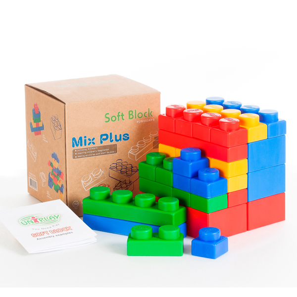 34 Pcs Plus Soft Block Set