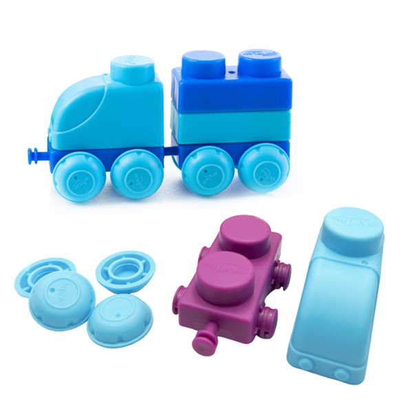 2 Pcs Soft Truck Set