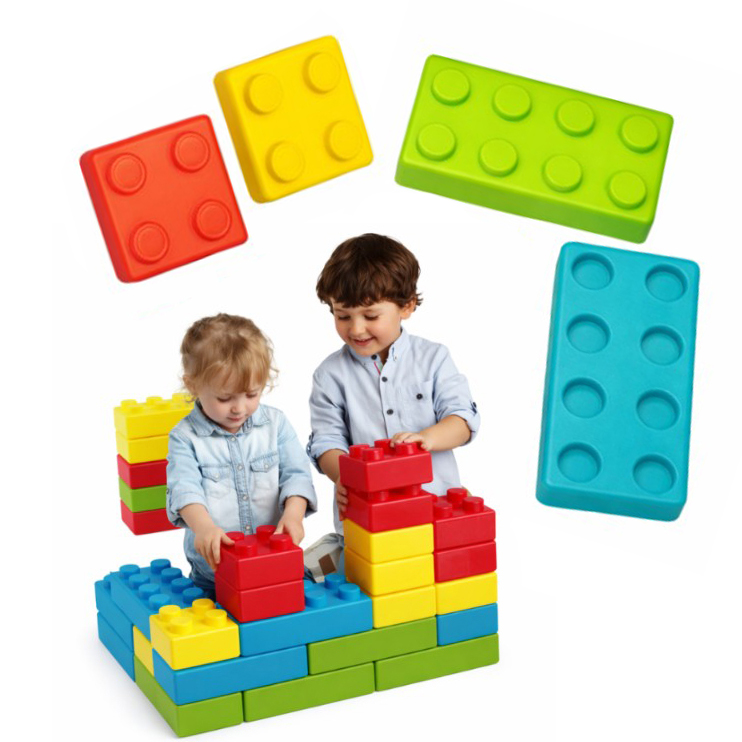 Jumbo Plastic Blocks Set