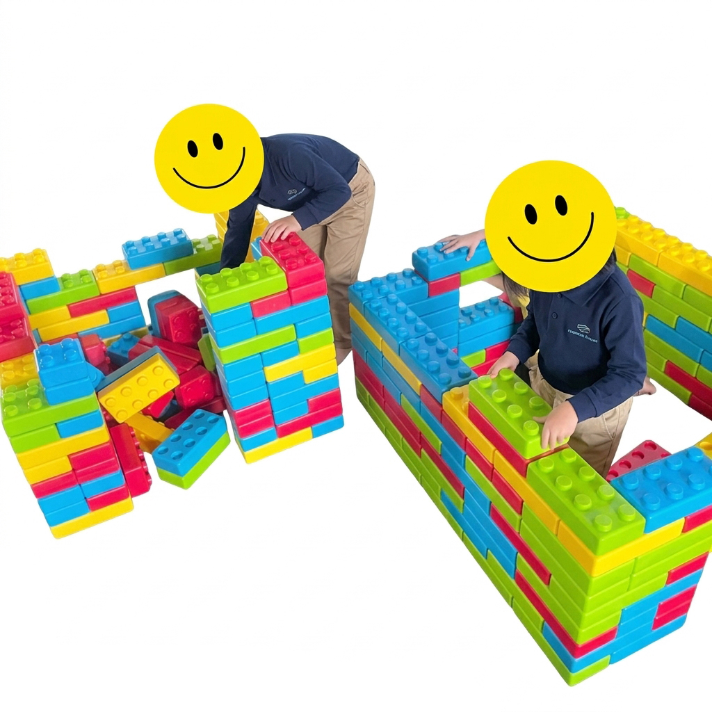 Jumbo Plastic Blocks Set