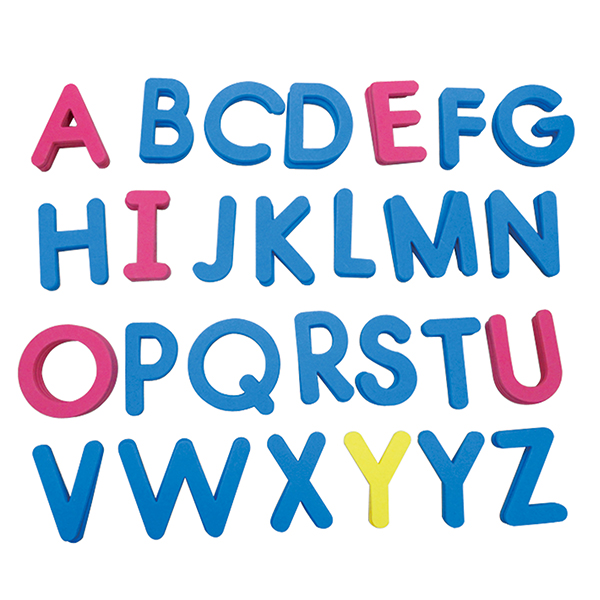 124 Pcs Foam Magnet Letters Set