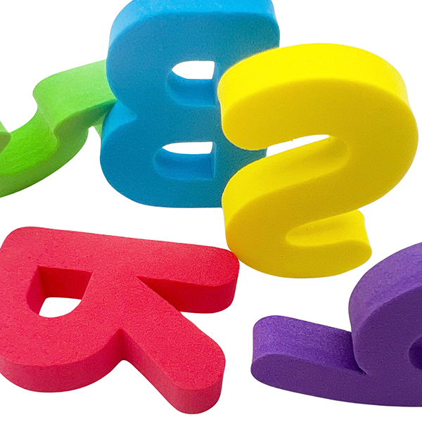 130 Pcs Foam Number & Uppercase Letter Set