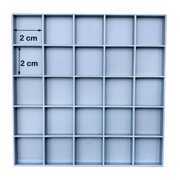 2cm Plastic Math Grid Board