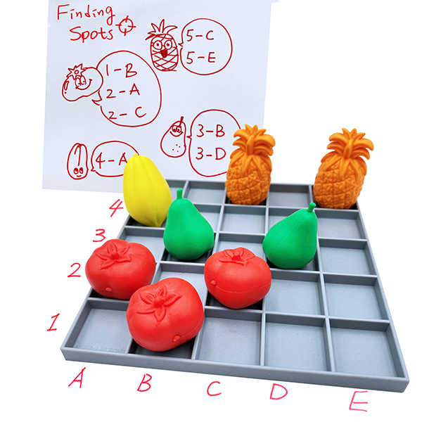 Tablero de cuadrícula matemática de plástico de 2 cm