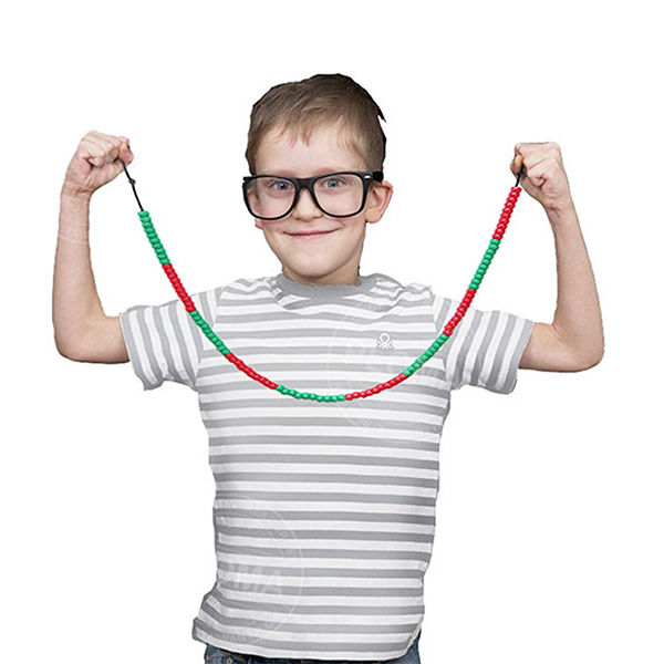 CHILD'S 1-100 BEAD STRING