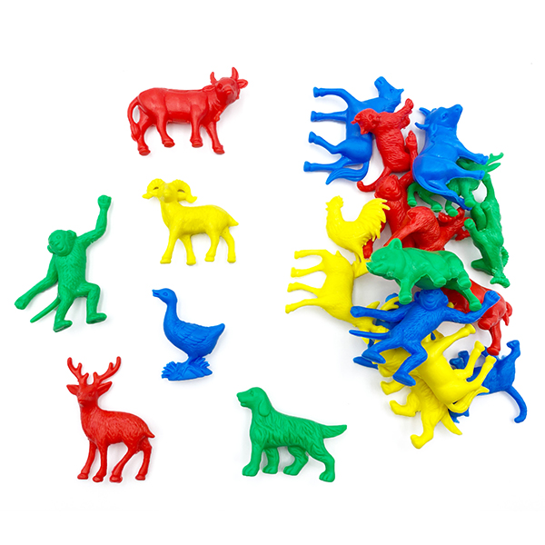 Farm Animals Plastic Counters For Math