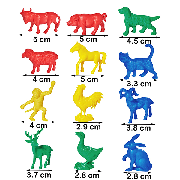 Farm Animals Plastic Counters For Math
