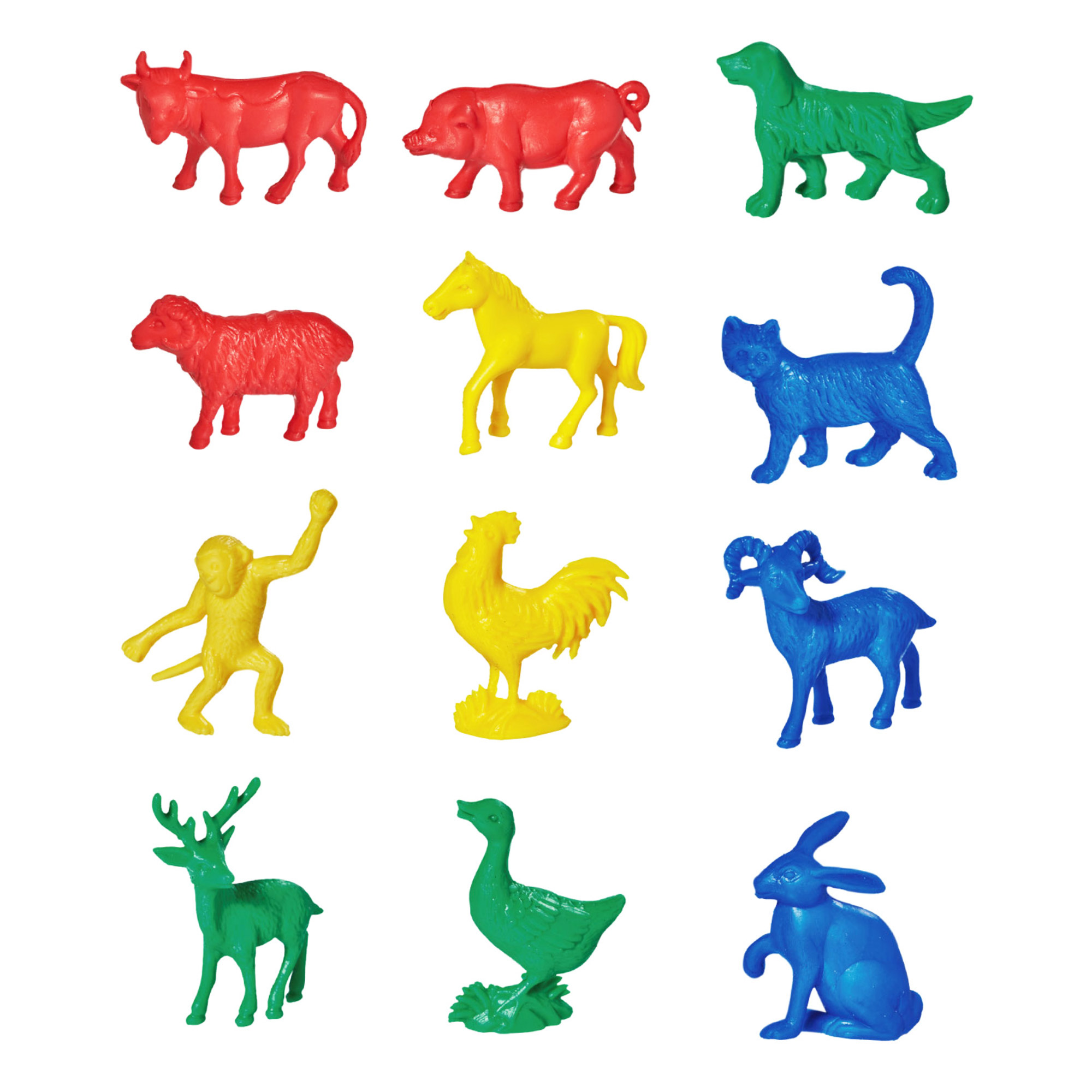 Farm Animals Plastic Counters For Math