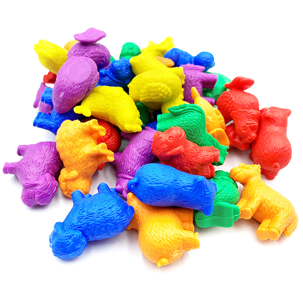 Baby Farm Soft Plastic Animals Counters 