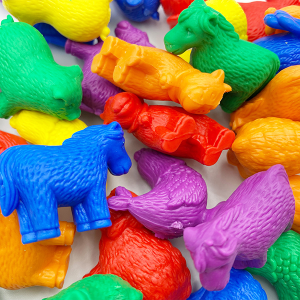 Baby Farm Soft Plastic Animals Counters 