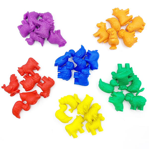 Baby Farm Soft Plastic Animals Counters 