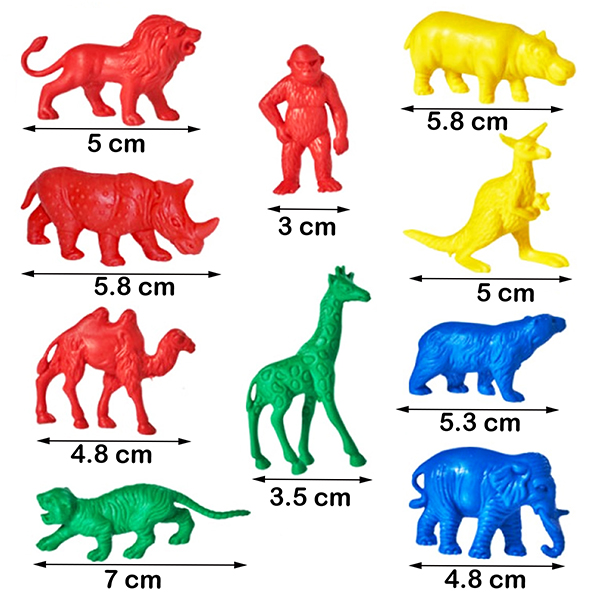Wild Animal Math Counters