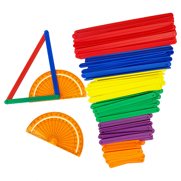 2D Shapes and Angles Learning Geo Sticks