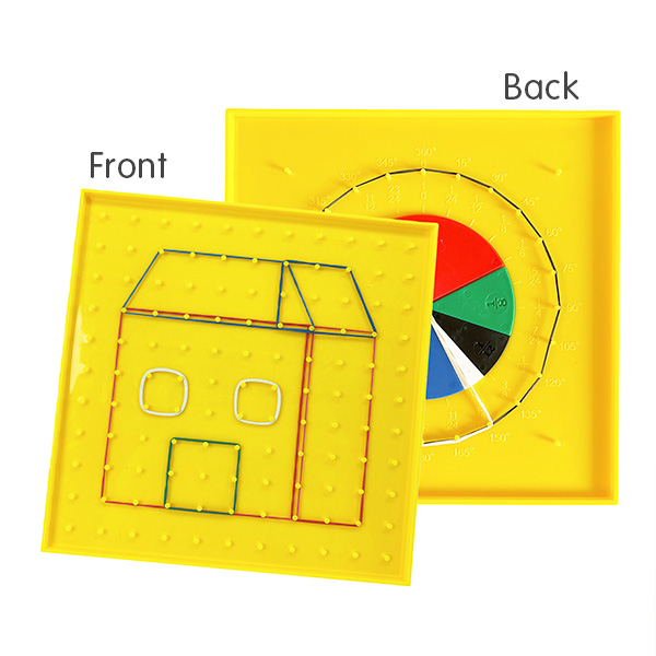 Geoboard with Fraction Circles Math Set