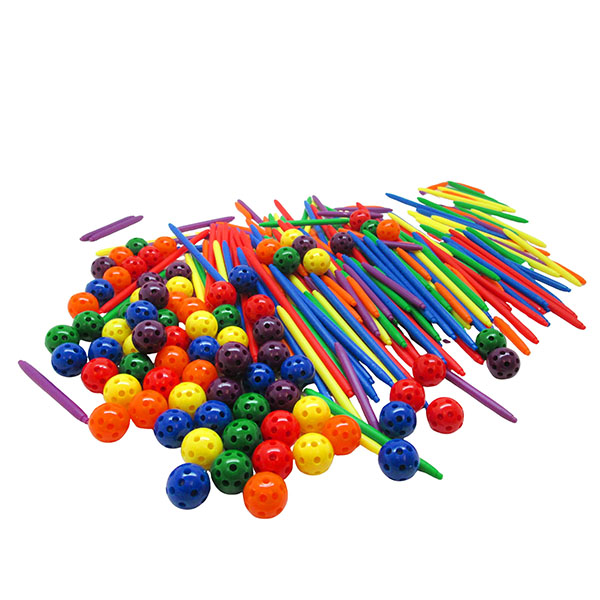 Geometric Shapes Building Rods & Balls Set