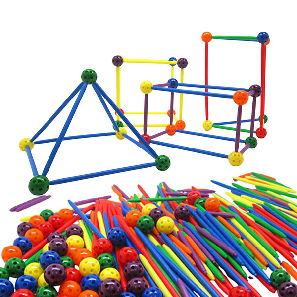 Geometric Shapes Building Rods & Balls Set