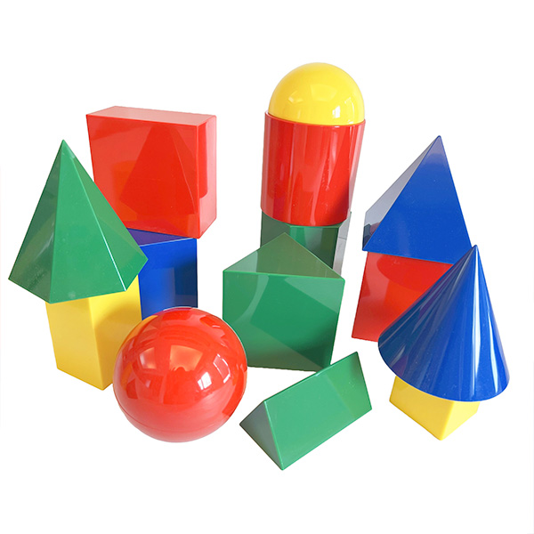 17 Pcs 10cm Hollow 3D Geometry Shapes