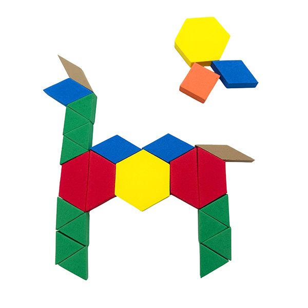 250Pcs 1cmT EVA Foam Pattern Blocks Set