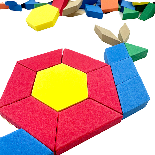 250Pcs 1cmT EVA Foam Pattern Blocks Set