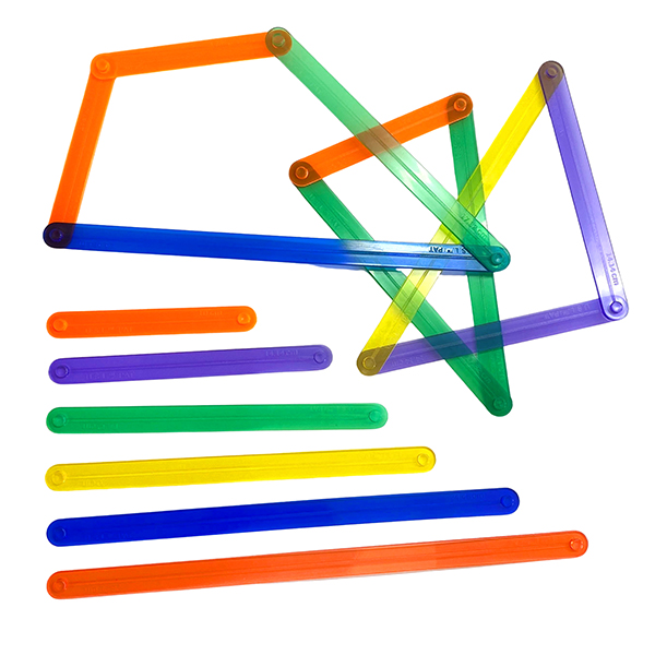 28cm Jumbo Geo Strips (24pcs, 6 Colors)