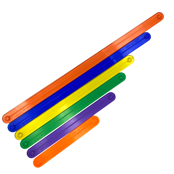 28cm Jumbo Geo Strips (24pcs, 6 Colors)