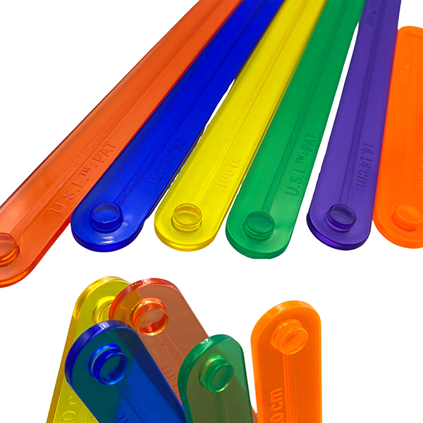 28cm Jumbo Geo Strips (24pcs, 6 Colors)