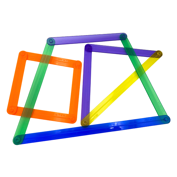 28cm Jumbo Geo Strips (24pcs, 6 Colors)