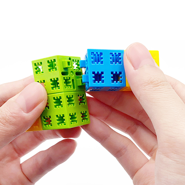 1cm 1g Solid Math Cubes Set