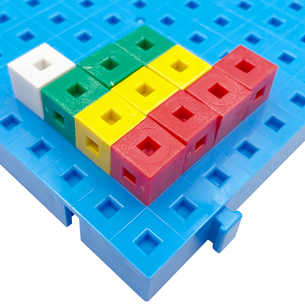 1cm 1g Solid Math Cubes Set