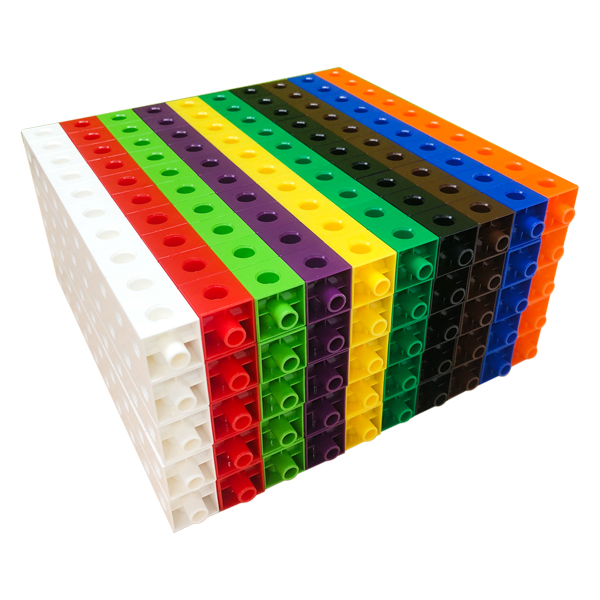Juego de cubos multienlace de 500 piezas de 2 cm