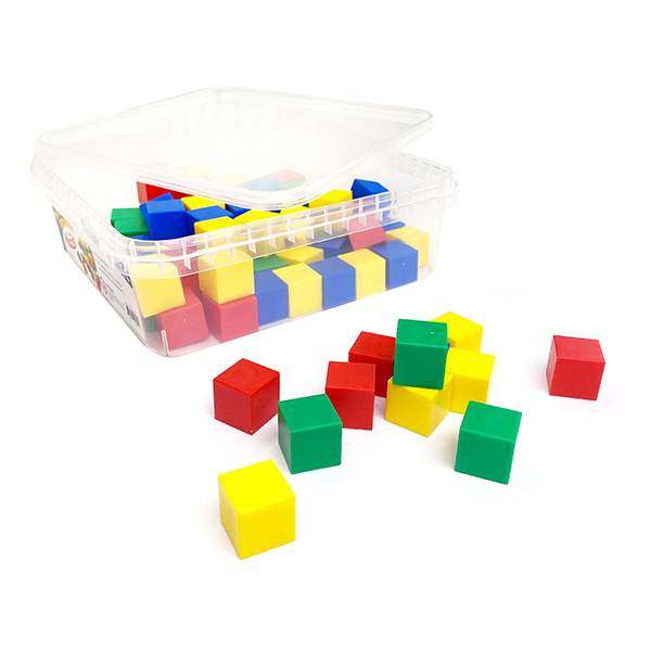 Plastic 2cm Cubes